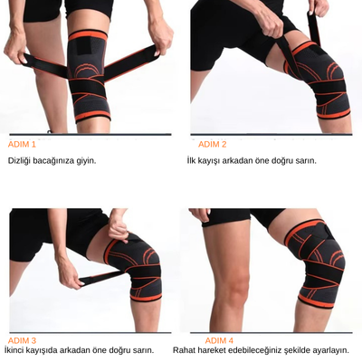 AYARLANABİLİR ESNEK DİZ BANDI
