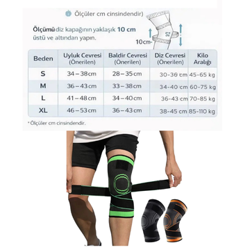 AYARLANABİLİR ESNEK DİZ BANDI