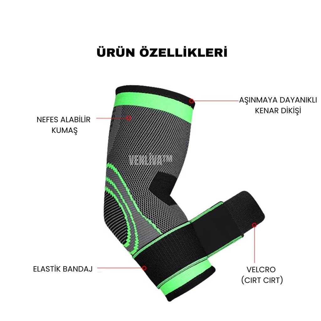 ORTOPEDİK DESTEKLİ  DİRSEK BANDAJI