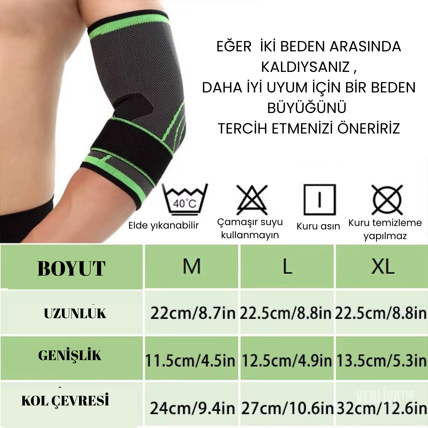 ORTOPEDİK DESTEKLİ  DİRSEK BANDAJI