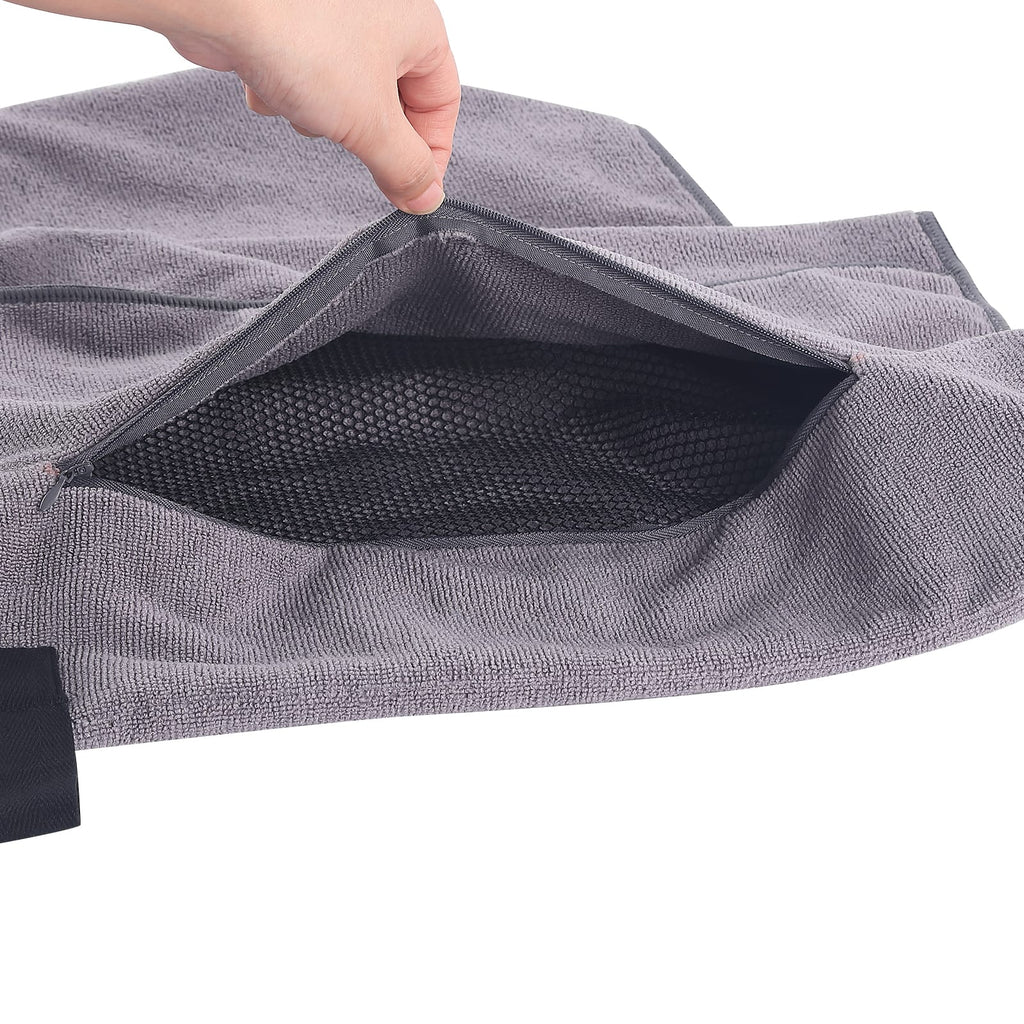 CEP TASARIMLI MİKROFİBER SPORCU HAVLUSU